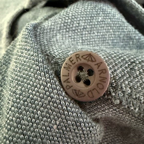 Men's Blue Argyle Polo Shirt - Picture 3 of 3